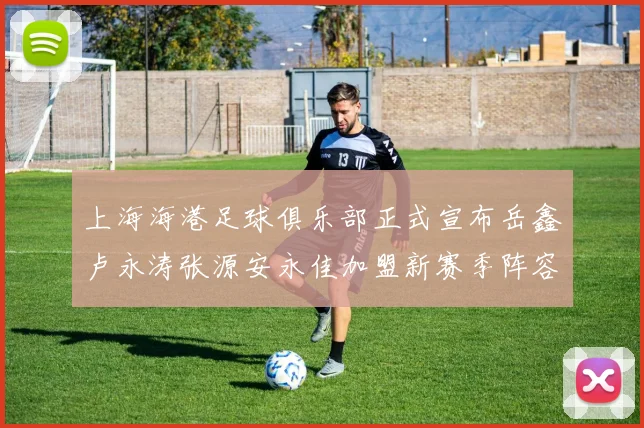 上海海港足球俱乐部正式宣布岳鑫卢永涛张源安永佳加盟新赛季阵容更新