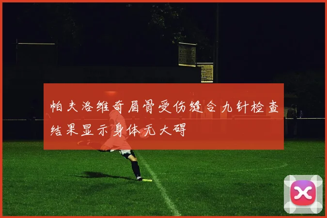 帕夫洛维奇眉骨受伤缝合九针检查结果显示身体无大碍